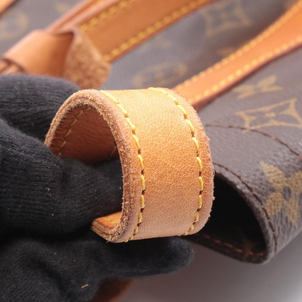Louis Vuitton Shoulder Bag Randonee Leather Monogram Brown Canvas - Picture 8 of 9